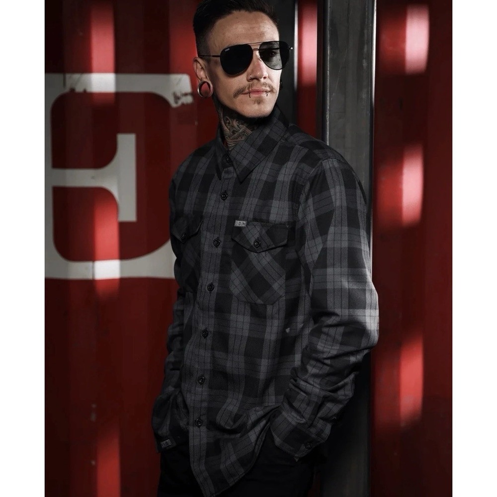 Dixxon "The Shadow" Flannel size Large for Men New in Bag with Tag, SOLD OUT!!